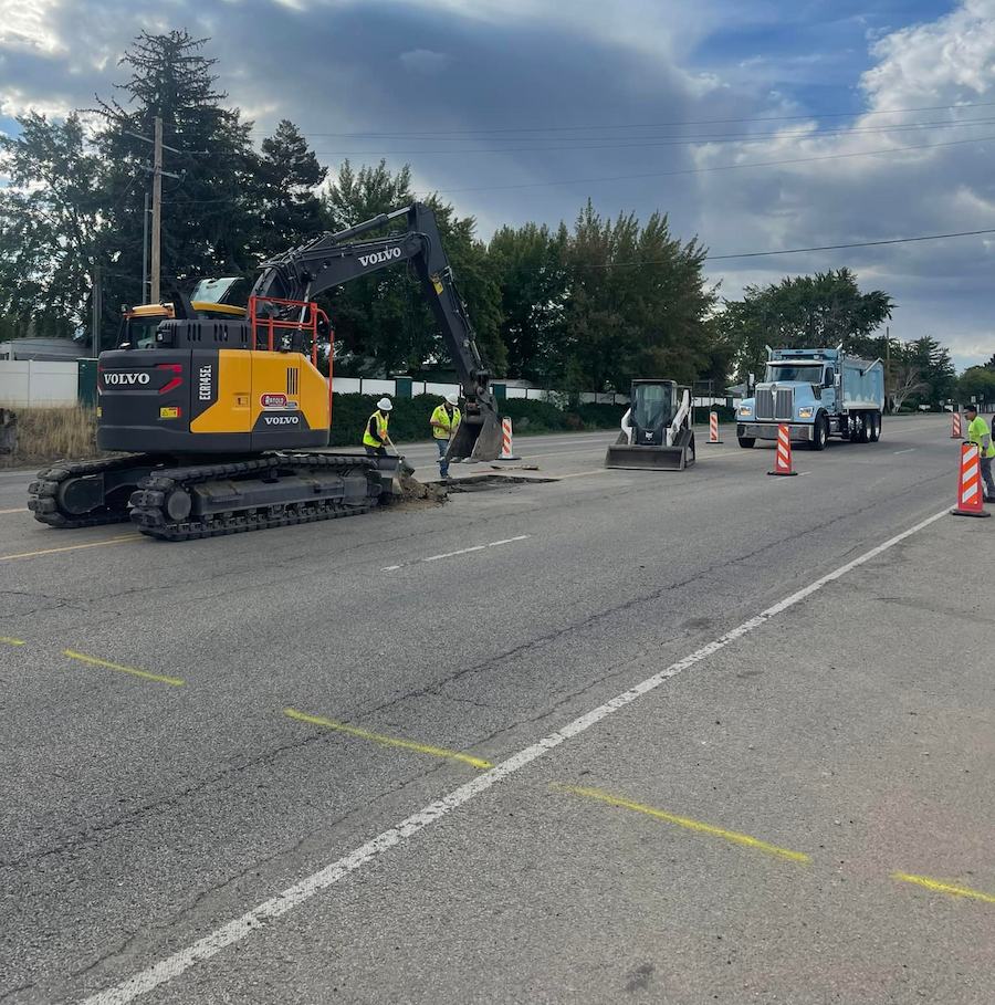 Granite Paving asphalt project